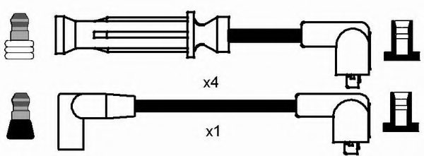 MG GHT 272 Ignition Cable Kit